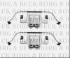 BMW 34216789352 Accessory Kit, disc brake pads